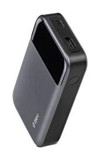 Ttec Recharger Pro 10000 mAh Hızlı Şarj Dijital Göstergeli USB Çoklu Bağlantı Powerbank Gri