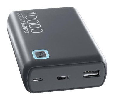 Cellularline Essence 10000 mAh Hızlı Şarj USB Çoklu Bağlantı Powerbank Siyah