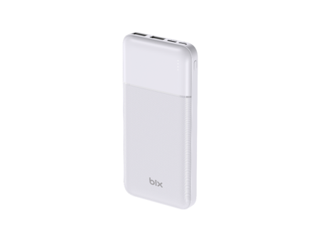 Bix Bxpb12 10000 mAh USB Çoklu Bağlantı Powerbank Beyaz