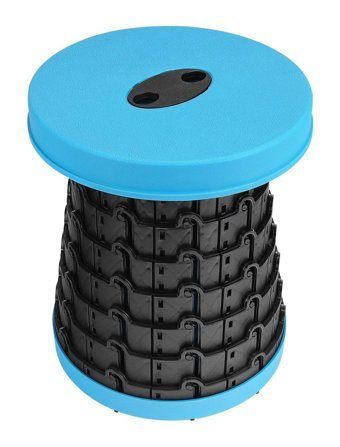 Evakat 40153 Plastik Katlanır Kamp Taburesi Mavi-Siyah