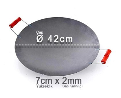 Vakia Döküm 45 cm Kavurma Tava