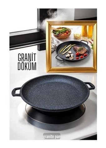 Modacar İndüksiyon Döküm 36 cm Izgara Tava