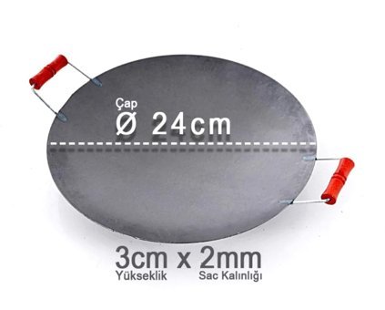 Vakia Döküm 25 cm Gözleme Tava
