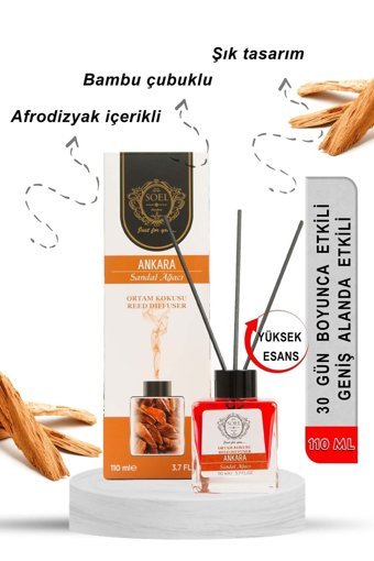 Soel Parfüm Çubuklu Sandal Ağacı Oda Kokusu 100 ml