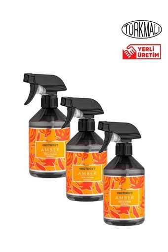Actisoft Amber Çiçeği Oda Kokusu 3x500 ml