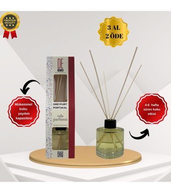 DeParfum Çubuklu Greyfurt-Portakal Oda Kokusu 120 ml