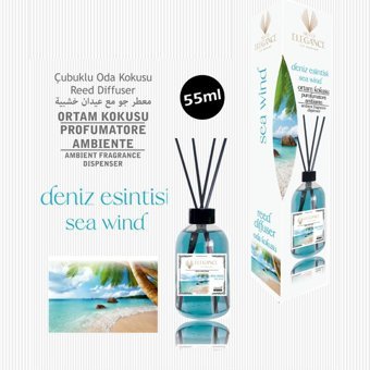 Elegance Vip Perfume Çubuklu Deniz Esintisi Oda Kokusu 55 ml