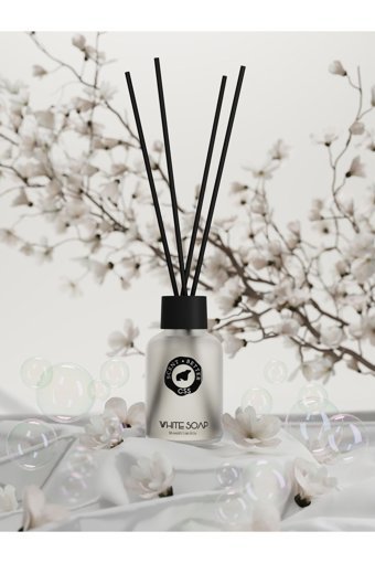 Css Company Atelier Collection Çubuklu Beyaz Sabun Oda Kokusu 55 ml