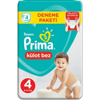 Prima Pants 4 Numara Külot Bebek Bezi 24 Adet