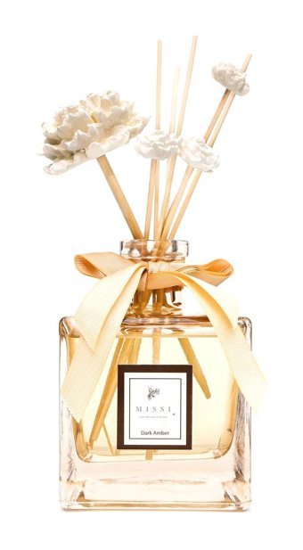 Missi Home Kare Şişe Çubuklu Dark Amber Oda Kokusu 500 ml