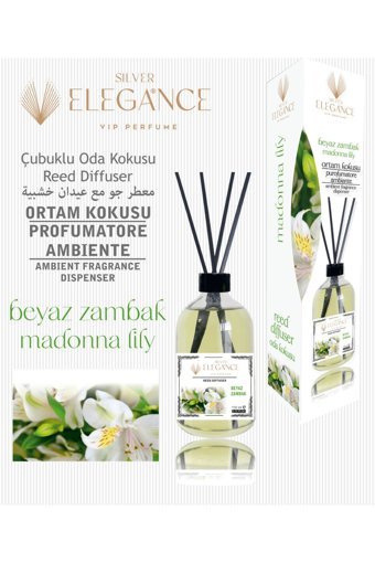 Elegance Vip Perfume Çubuklu Beyaz Zambak Oda Kokusu 110 ml