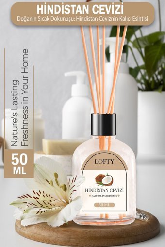 Lofty Çubuklu Hindistan Cevizi Oda Kokusu 50 ml