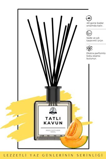 Özcan Bey Çubuklu Tatlı Kavun Oda Kokusu 100 ml