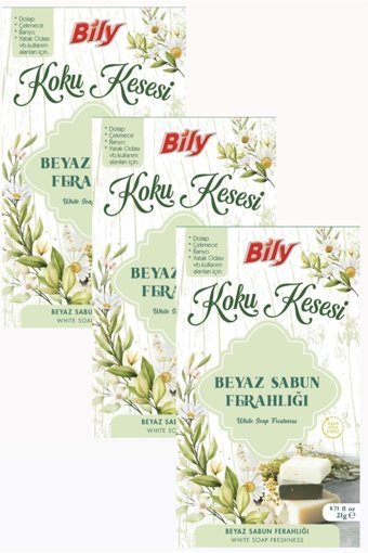 Bily Beyaz Sabun Oda Kokusu 3x21 gr