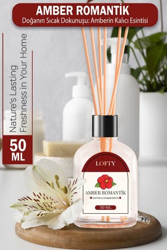 Lofty Çubuklu Amber Çiçeği Oda Kokusu 50 ml
