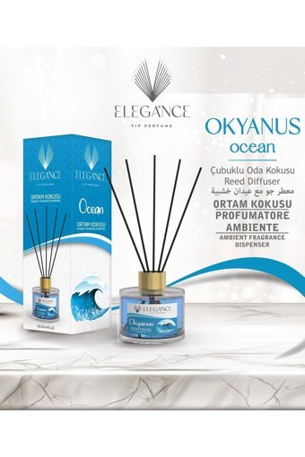 Elegance Vip Perfume Çubuklu Okyanus Esintisi Oda Kokusu 130 ml