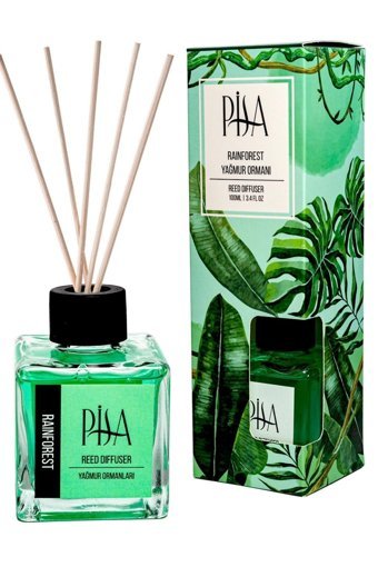 Pisa By Frannita Rain Forest Reed Diffuser Çubuklu Yağmur Ormanı Oda Kokusu 100 ml