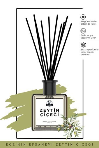Özcan Bey Çubuklu Zeytin Çiçeği Oda Kokusu 100 ml