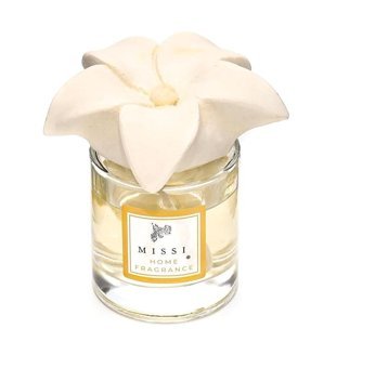 Missi Home Palmarosa Çiçeği Seramik Taşlı Palmarosa-Vanilya Oda Kokusu 100 ml