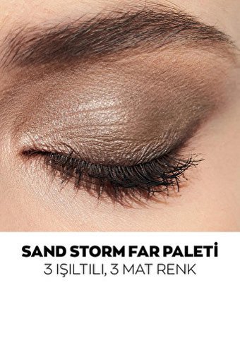 Avon Sand Storm Toz Mat Metalik Far Paleti