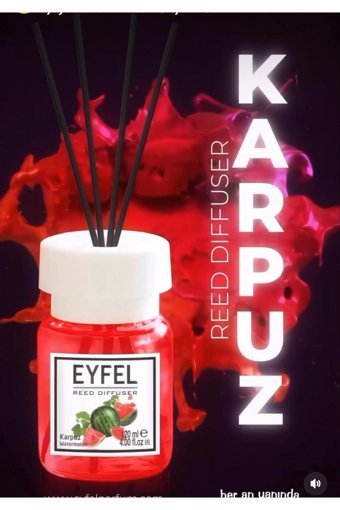 Eyfel Parfüm Çubuklu Karpuz Oda Kokusu 120 ml