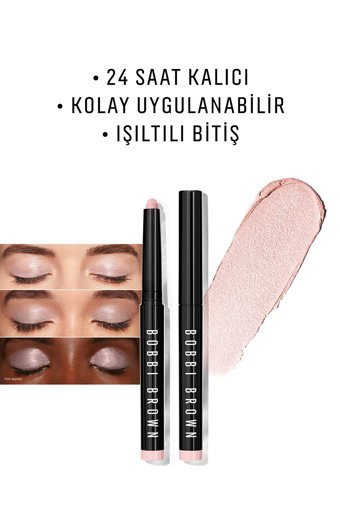 Bobbi Brown Long Wear Pink Sparkle Krem Metalik Stick Far Pembe