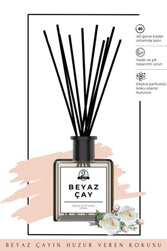 Özcan Bey Çubuklu Beyaz Çay Oda Kokusu 100 ml