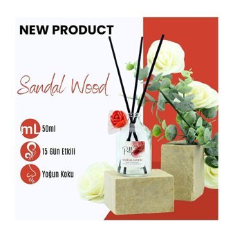 PellDio Home Çubuklu Sandal Ağacı Oda Kokusu 50 ml