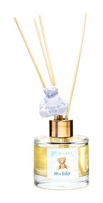 Missi Home Pembe Ayıcık Seramik taşlı Çubuklu Pudra Oda Kokusu 100 ml