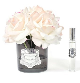 Buon Odore Füme Cam Silver Allıklı Beyaz 5 Gül Oda Kokusu 10 ml