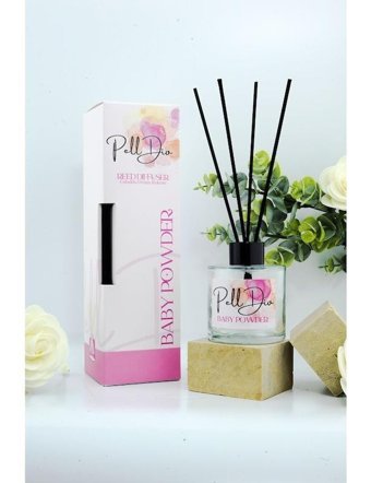 PellDio Home Çubuklu Bebek Pudrası Oda Kokusu - Kokulu Çubuk 110 ml