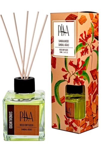 Pisa By Frannita Sandalwood Reed Diffuser Çubuklu Sandal Ağacı Oda Kokusu 100 ml