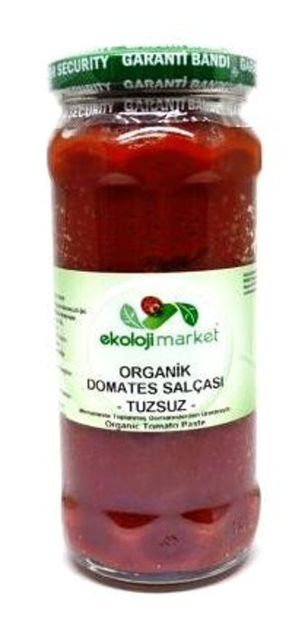 Ekoloji Market Tuzsuz Organik Domates Salçası 250 gr