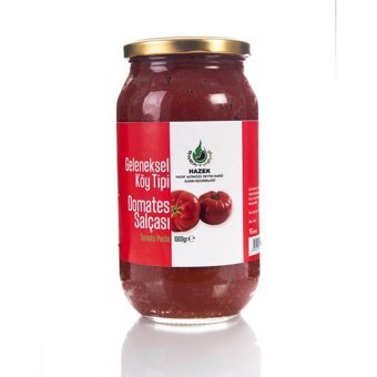 Hazek Kooperatifi Geleneksel Köy Tipi Domates Salçası 1 kg