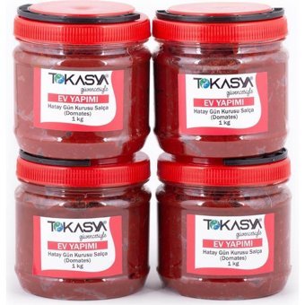 Tokasya Gün Kurusu Ev Yapımı Hatay Domates Salçası 4x1 kg