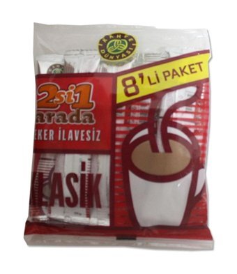 Kahve Dünyası 2'si 1 Arada Paket Granül Kahve 8x18 gr