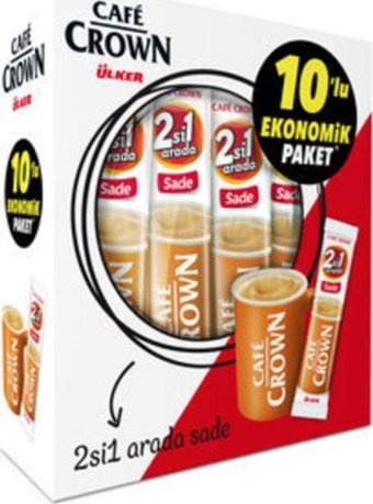 Ülker Cafe Crown 2'si 1 Arada Paket Granül Kahve 10x11 gr