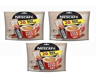 Nescafe 2'si 1 Arada Paket Granül Kahve 60x10 gr