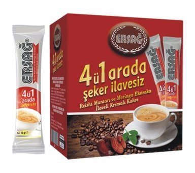 Ersağ 4'ü 1 Arada Paket Granül Kahve 20x12 gr