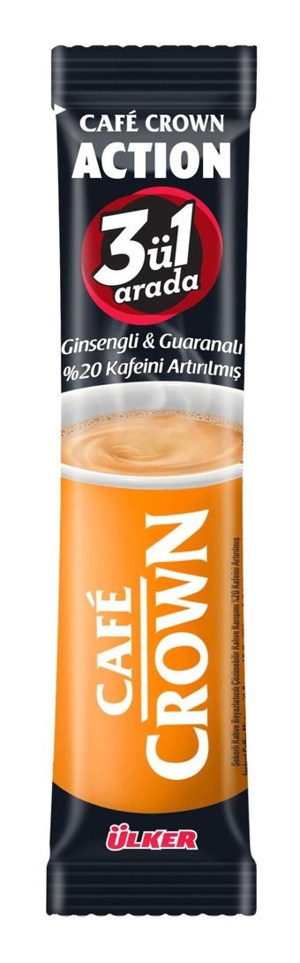 Ülker Cafe Crown 3'ü 1 Arada Paket Granül Kahve 18 gr