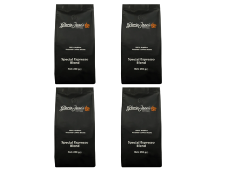 Gloria Jean's Espresso Paket Granül Kahve 4x250 gr