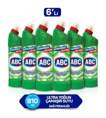 Abc Ultra Yoğun Dağ Rüzgarı Banyo - Mutfak İçin Konsantre Sıvı Çamaşır Suyu 810 ml