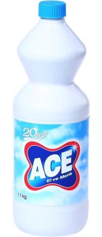 Ace El ve Matik Banyo - Mutfak İçin Sıvı Çamaşır Suyu 18x1 lt