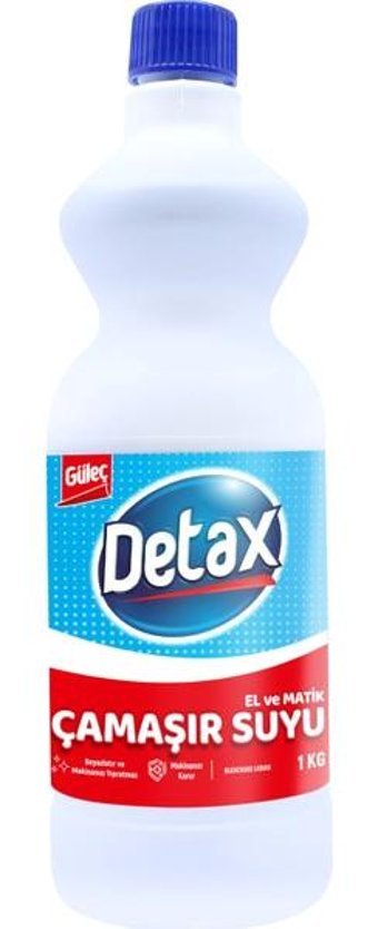 Detax El ve Matik Beyazlar İçin Sıvı Çamaşır Suyu 1 lt