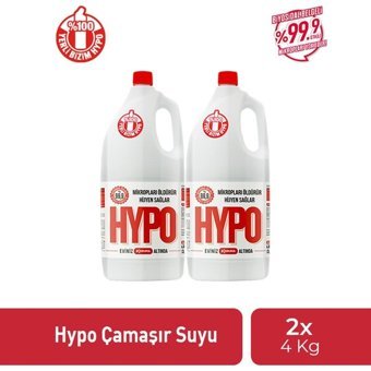 Hyper Hypo Kokusuz İçin Sıvı Çamaşır Suyu 2x4 lt