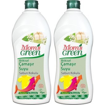 Mom's Green Bitkisel Kokulu Beyazlar - Renkliler İçin Konsantre Çamaşır Suyu 1.5 lt