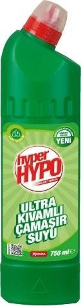 Hyper Hypo Ultra Kıvamlı Çam Tazeliği Banyo - Mutfak İçin Konsantre Jel Çamaşır Suyu 24x750 ml