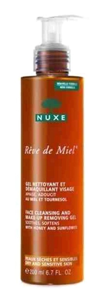 Nuxe Reve de Miel Alkolsüz Tüm Ciltler Su Bazlı Yüz Ve Makyaj Temizleme Jeli 200 ml