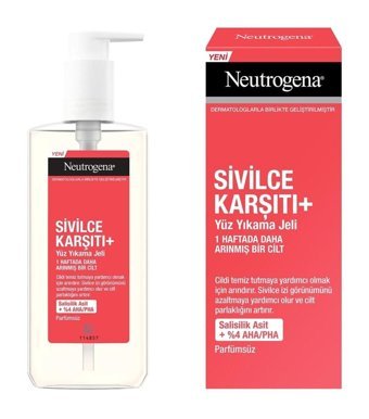 Neutrogena Sivilce Karşıtı Alkolsüz Tüm Ciltler Su Bazlı Yüz Temizleme Jeli 2x200 ml