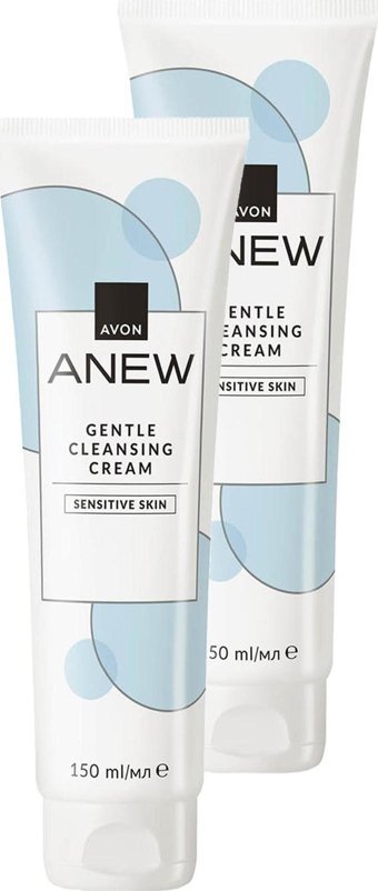 Avon Gentle Cleansing Alkolsüz Tüm Ciltler Yağ Bazlı Cilt Temizleme Kremi 2x150 ml